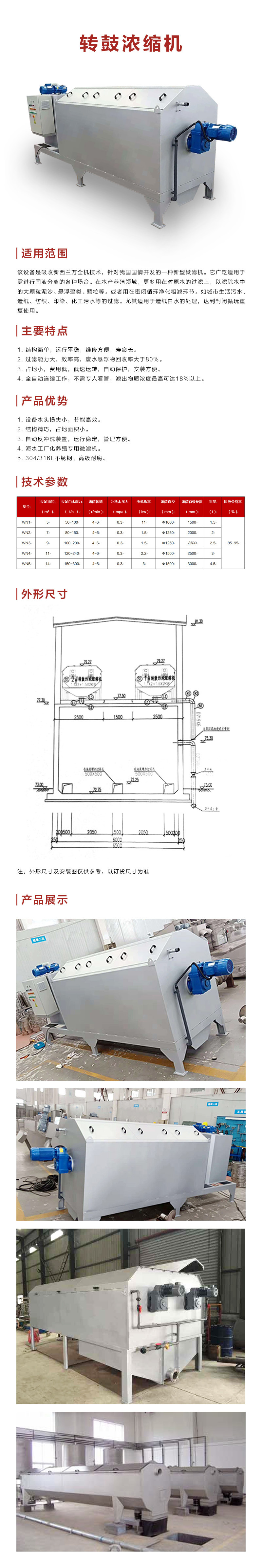 转鼓浓缩机详情页